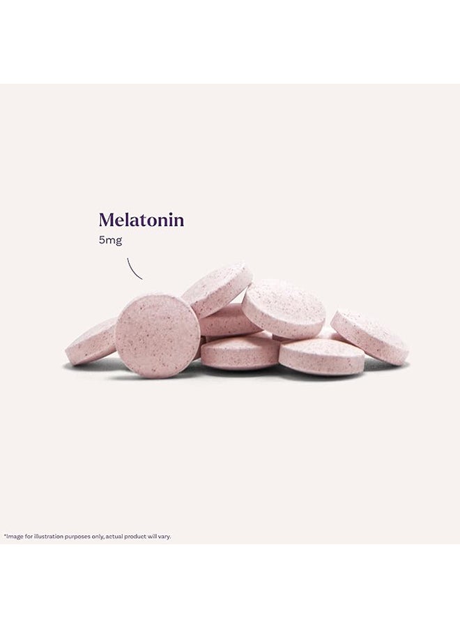 Natrol, Melatonin, Fast Dissolve, Strawberry, 5 mg, 90 Tablets - Image 3